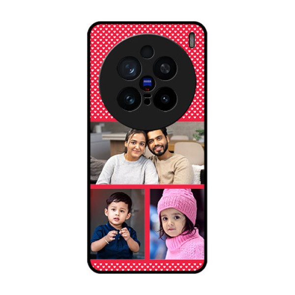 Vivo X200 Pro 5G Custom Glass Phone CaseBulk Photo Upload Design