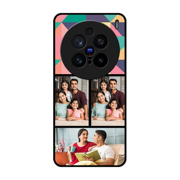 Vivo X200 Pro 5G Custom Glass Phone CaseBulk Pic Upload Design