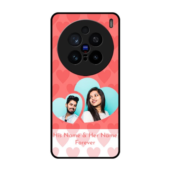 Vivo X200 Pro 5G Custom Glass Phone CaseCouple Pic Upload Design
