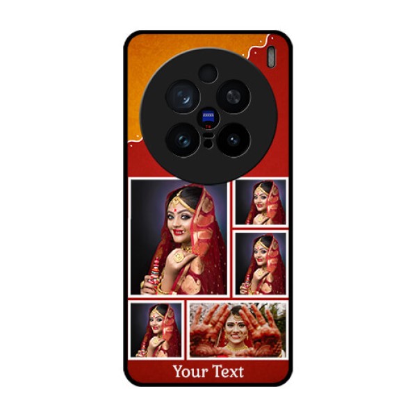 Vivo X200 Pro 5G Custom Glass Phone CaseWedding Pic Upload Design
