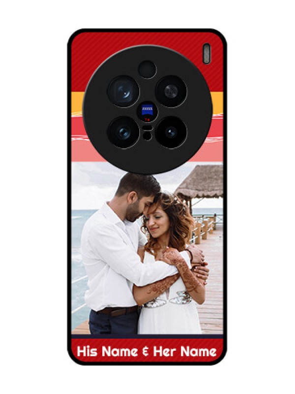 Custom Vivo X200 Pro 5G Custom Glass Phone CaseColorful Case Design