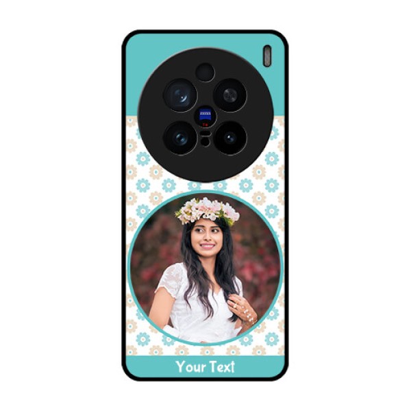 Vivo X200 Pro 5G Custom Glass Phone CaseBeautiful Flowers Design