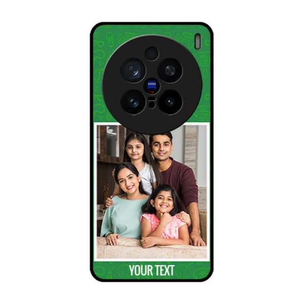 Vivo X200 Pro 5G Custom Glass Phone CasePicture Upload Design