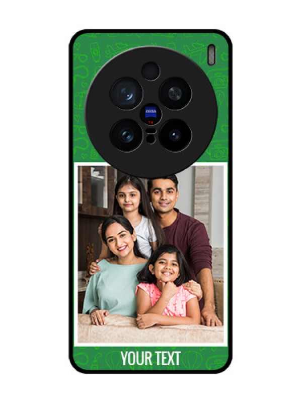 Custom Vivo X200 Pro 5G Custom Glass Phone CasePicture Upload Design