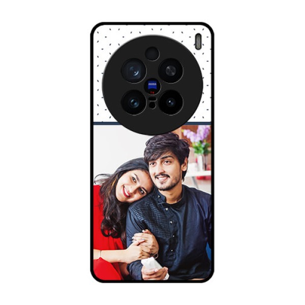 Vivo X200 Pro 5G Custom Glass Phone CasePremium Dot Design