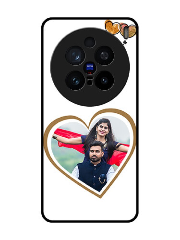 Custom Vivo X200 Pro 5G Custom Glass Phone CaseYou and Me Design