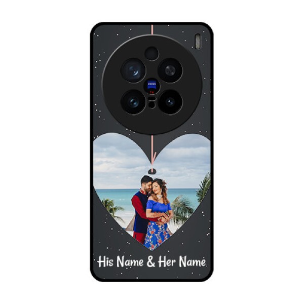 Vivo X200 Pro 5G Custom Glass Phone CaseHanging Heart Design
