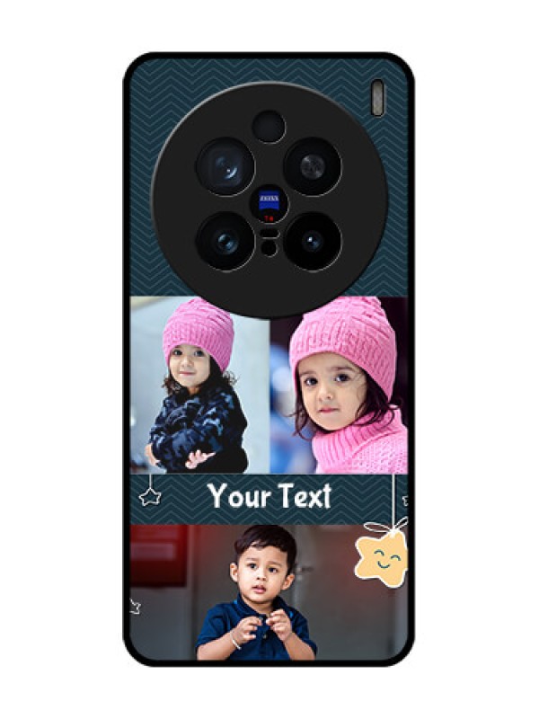 Custom Vivo X200 Pro 5G Custom Glass Phone CaseHanging Stars Design