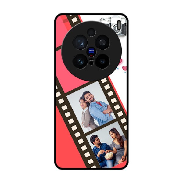 Vivo X200 Pro 5G Custom Glass Phone Case3 Image Holder With Film Reel Vivo X200 Pro 5G Custom Glass Phone Case3 Image Holder With Film Reel