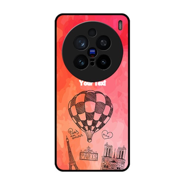 Vivo X200 Pro 5G Custom Glass Phone CaseParis Theme Design