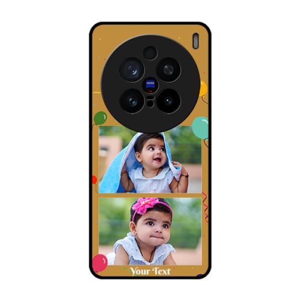 Vivo X200 Pro 5G Custom Glass Phone CaseImage Holder With Birthday Celebrations Design