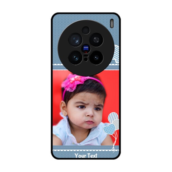 Vivo X200 Pro 5G Custom Glass Phone CaseWith Kids Pattern Design