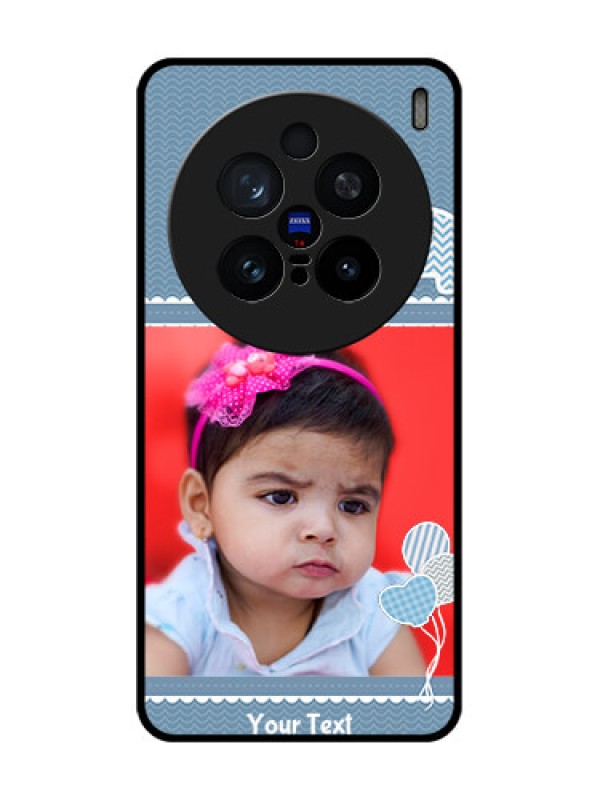 Custom Vivo X200 Pro 5G Custom Glass Phone CaseWith Kids Pattern Design