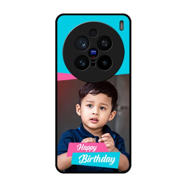 Vivo X200 Pro 5G Custom Glass Phone CaseImage Holder With 2 Color Design