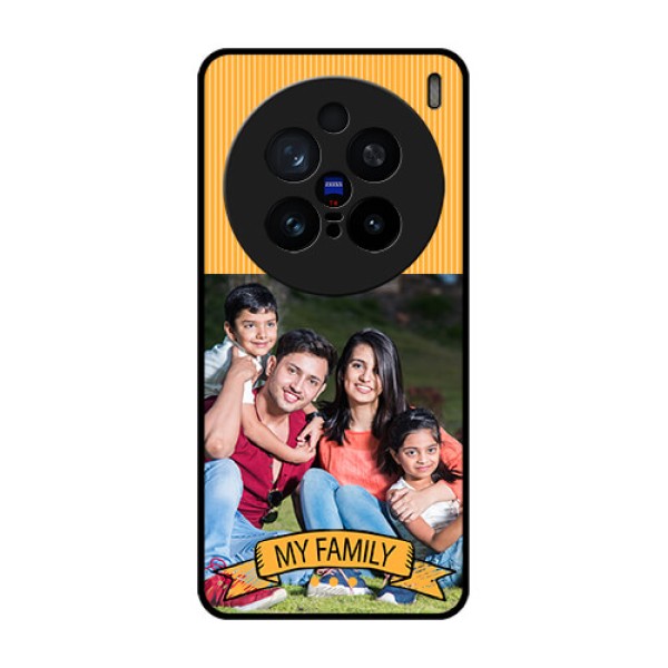 Vivo X200 Pro 5G Custom Glass Phone CaseMy Family Design