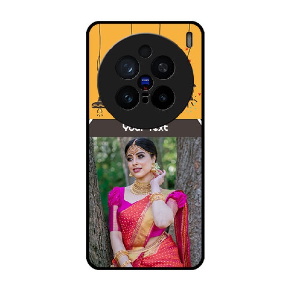 Vivo X200 Pro 5G Custom Glass Phone CaseWith Family Picture And Icons Vivo X200 Pro 5G Custom Glass Phone CaseWith Family Picture And Icons