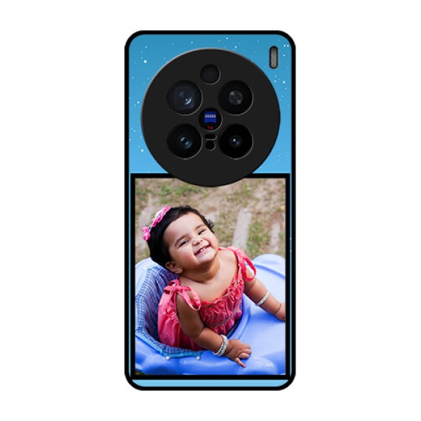 Vivo X200 Pro 5G Custom Glass Phone CaseWave Pattern Colorful Design