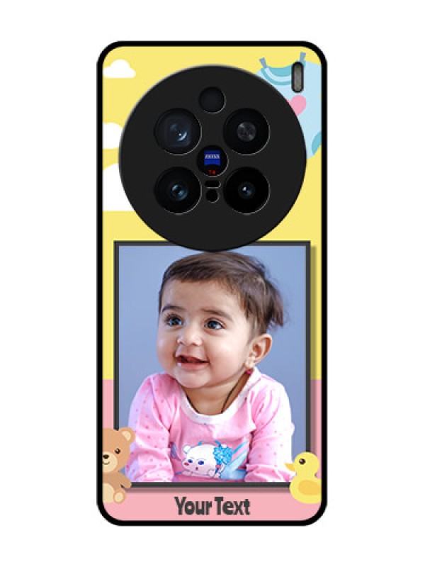 Custom Vivo X200 Pro 5G Custom Glass Phone CaseKids 2 Color Design