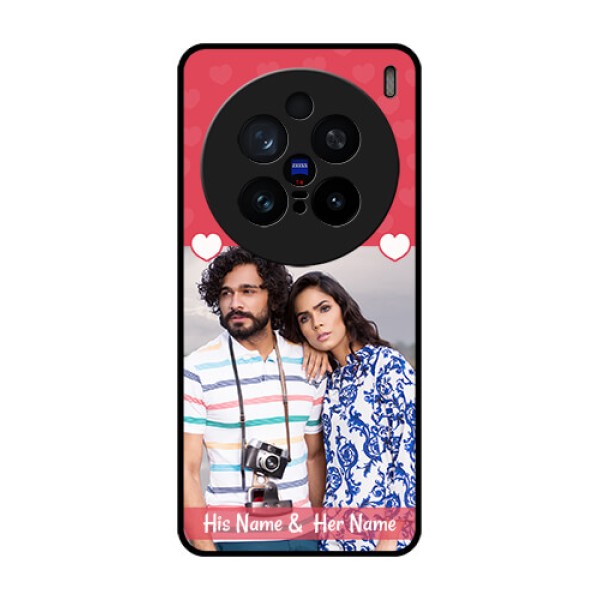 Vivo X200 Pro 5G Custom Glass Phone CaseSimple Love Design
