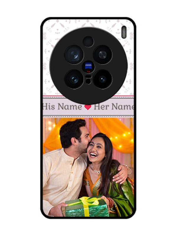 Custom Vivo X200 Pro 5G Custom Glass Phone CaseWith Photo And Ethnic Design