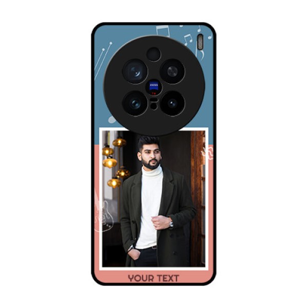Vivo X200 Pro 5G Custom Glass Phone CaseWith Color Musical Note Design Vivo X200 Pro 5G Custom Glass Phone CaseWith Color Musical Note Design
