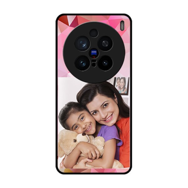 Vivo X200 Pro 5G Custom Glass Phone CaseAbstract Triangle Design