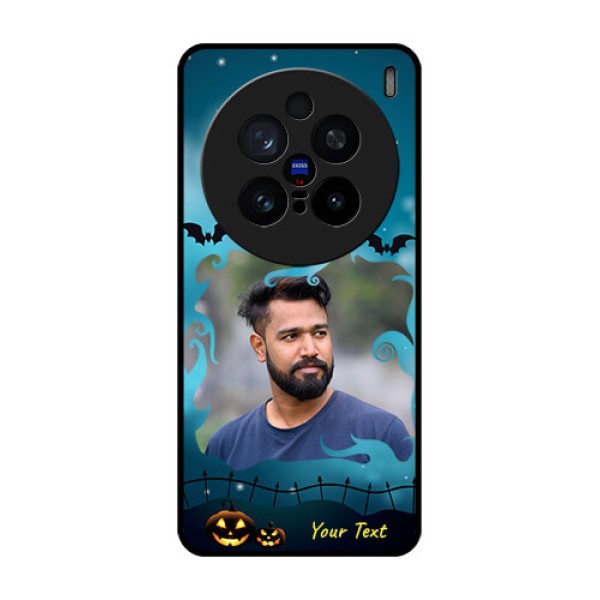 Vivo X200 Pro 5G Custom Glass Phone CaseHalloween Frame Design