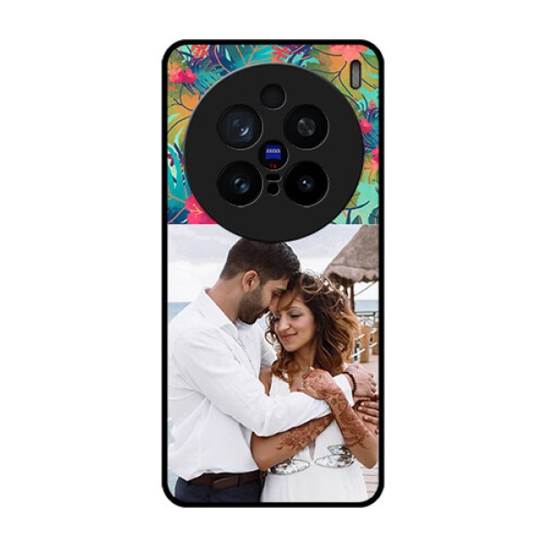 Vivo X200 Pro 5G Custom Glass Phone CaseWatercolor Floral Design