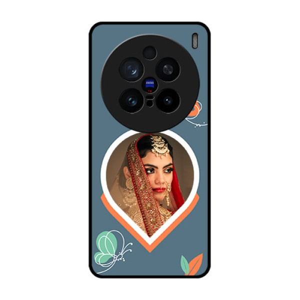Vivo X200 Pro 5G Custom Glass Phone CaseDroplet Butterflies Design