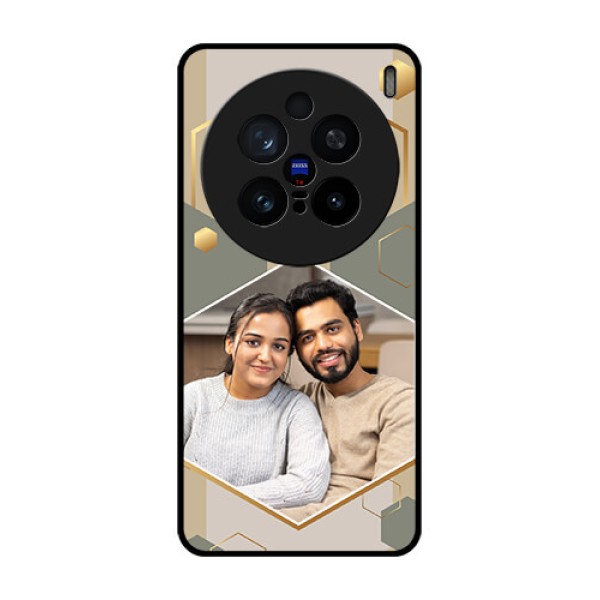 Vivo X200 Pro 5G Custom Glass Phone CaseStylish Hexagon Pattern Design Vivo X200 Pro 5G Custom Glass Phone CaseStylish Hexagon Pattern Design