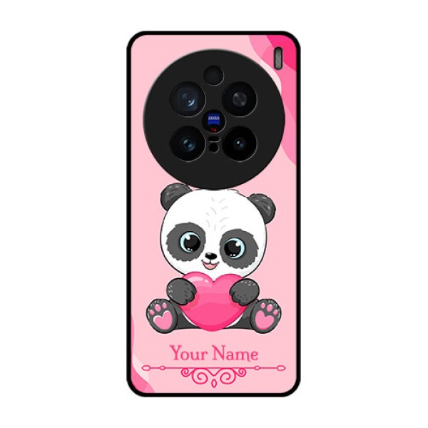 Vivo X200 Pro 5G Custom Glass Phone CaseCute Panda Design