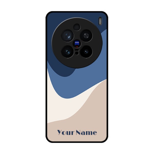 Vivo X200 Pro 5G Custom Glass Phone CaseAbstract Drip Art Design