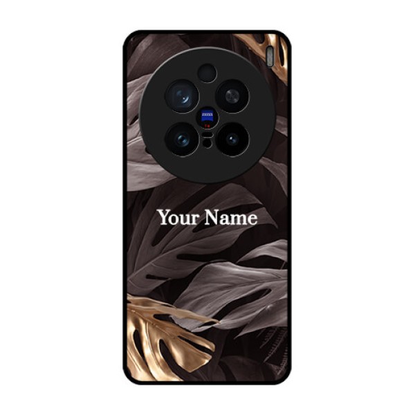 Vivo X200 Pro 5G Custom Glass Phone CaseWild Leaves Digital Paint Design Vivo X200 Pro 5G Custom Glass Phone CaseWild Leaves Digital Paint Design