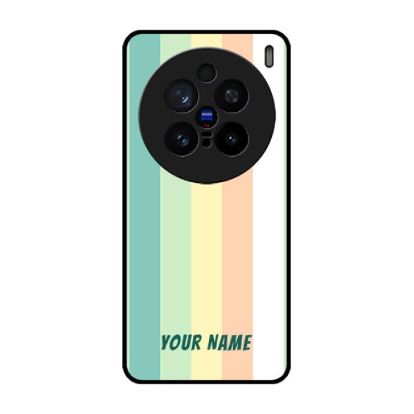 Vivo X200 Pro 5G Custom Glass Phone CaseMulti - Colour Stripes Design Vivo X200 Pro 5G Custom Glass Phone CaseMulti - Colour Stripes Design