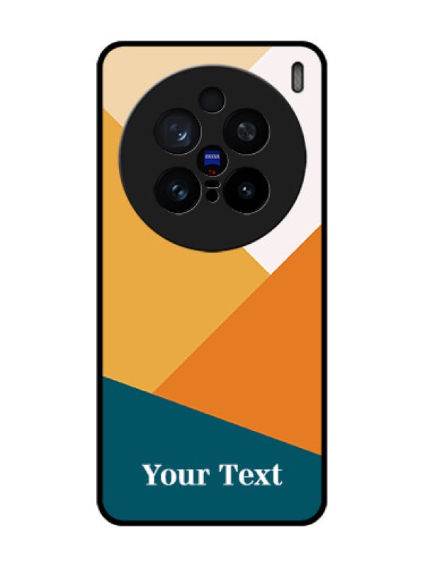 Custom Vivo X200 Pro 5G Custom Glass Phone CaseStacked Multi - Colour Design