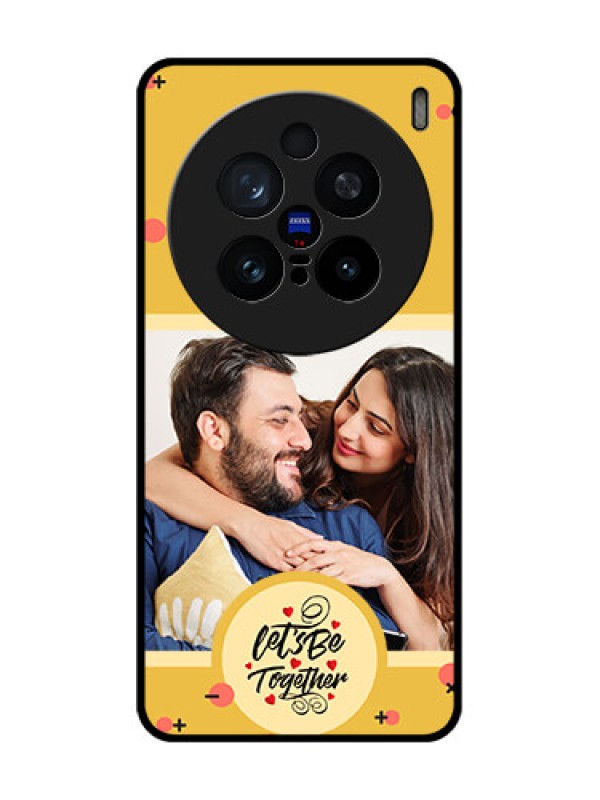 Custom Vivo X200 Pro 5G Custom Glass Phone CaseLets Be Together Design