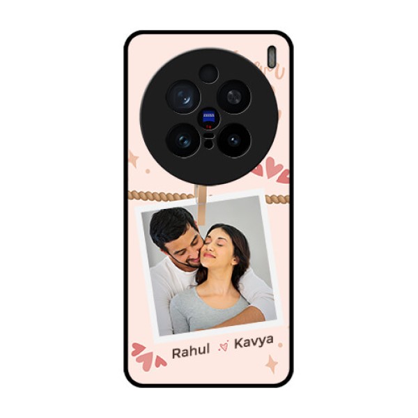Vivo X200 Pro 5G Custom Glass Phone CaseForever And Ever Love Design