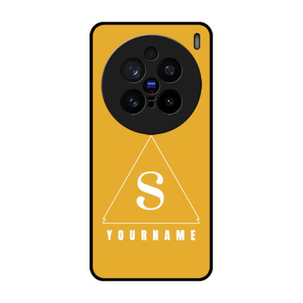 Vivo X200 Pro 5G Custom Glass Phone CaseSimple Triangle Design