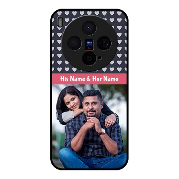Vivo X300 5G Custom Glass Phone Case - Love Symbols Design