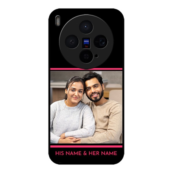 Vivo X300 5G Custom Glass Phone Case - With Add Text Design