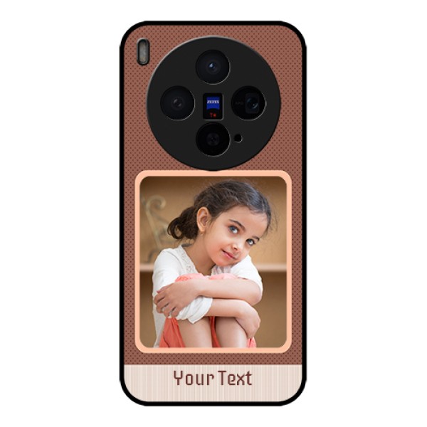 Vivo X300 5G Custom Glass Phone Case - Simple Pic Upload Design