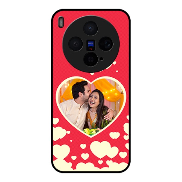 Vivo X300 5G Custom Glass Phone Case - Love Symbols Phone Cover Design Vivo X300 5G Custom Glass Phone Case - Love Symbols Phone Cover Design