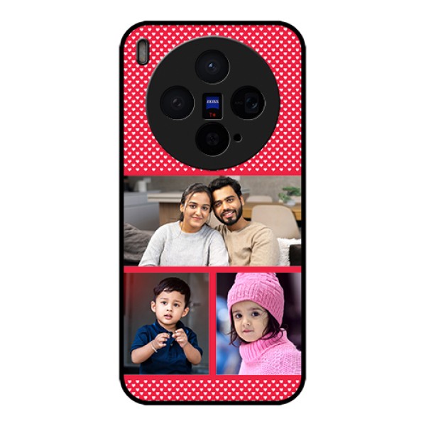 Vivo X300 5G Custom Glass Phone Case - Bulk Photo Upload Design