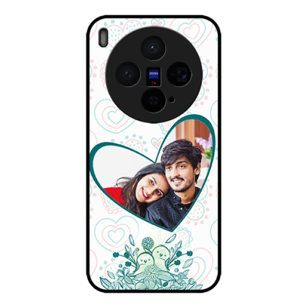 Vivo X300 5G Custom Glass Phone Case - Premium Couple Design