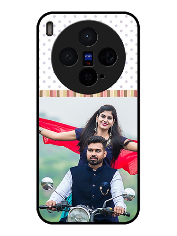Custom Vivo X300 5G Custom Glass Phone Case - Cute Family Design