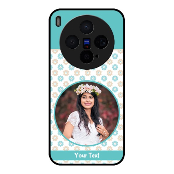 Vivo X300 5G Custom Glass Phone Case - Beautiful Flowers Design
