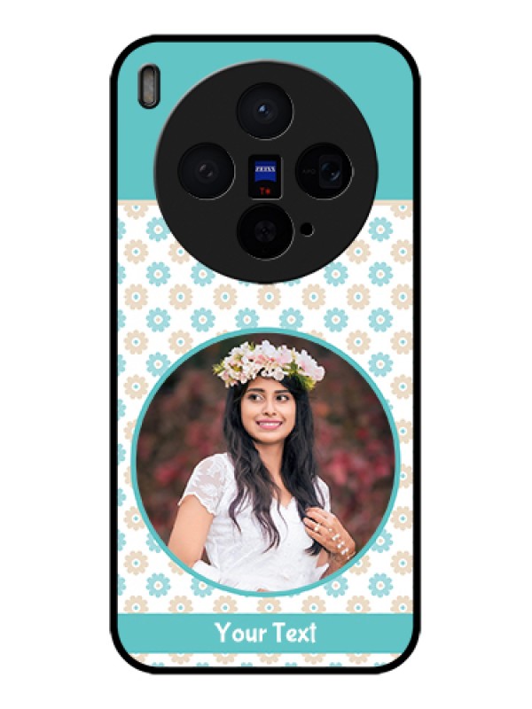 Custom Vivo X300 5G Custom Glass Phone Case - Beautiful Flowers Design