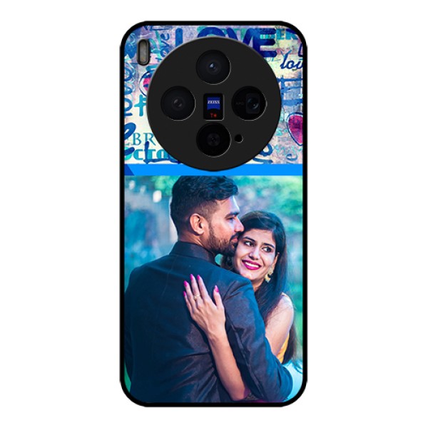 Vivo X300 5G Custom Glass Phone Case - Colorful Love Design