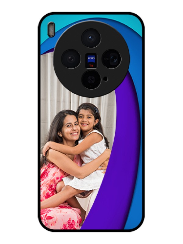 Custom Vivo X300 5G Custom Glass Phone Case - Simple Pattern Design