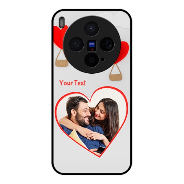 Vivo X300 5G Custom Glass Phone Case - Parachute Love Design